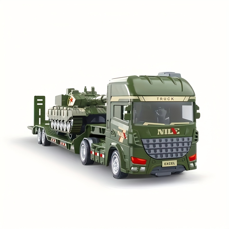Large-Sized Push-Along Toy Truck Set