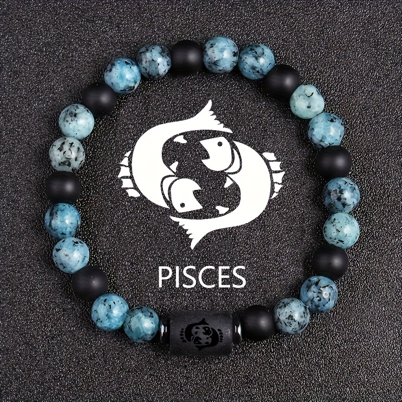 Universe Galaxy Eight Planets Astrology Beaded Bracelet