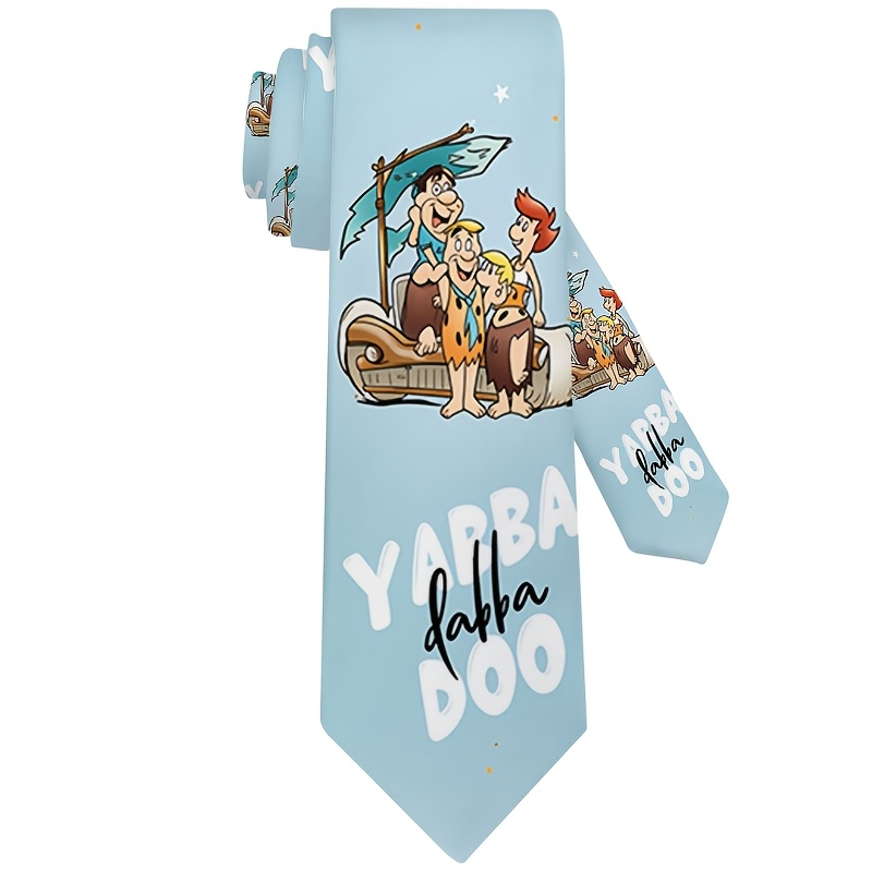 TEMU 1pc Men' Light Blue Woven Necktie With Print - Machine Washable Suitable For Parties, Holidays & Daily Wear, Stylish Gift For And Men, Fashion