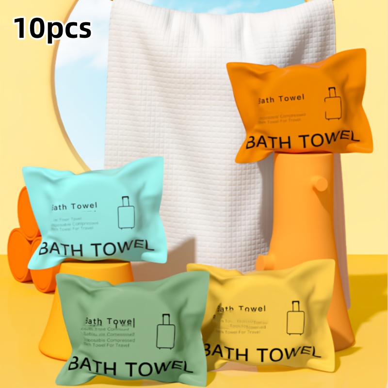 E-shop 10 Stück Extra Große Badetücher - Dicke, Schnelltrocknende Reisehandtücher mit Einzelpackung, Superweiche und Hochabsorbierende Mikrofaser - für