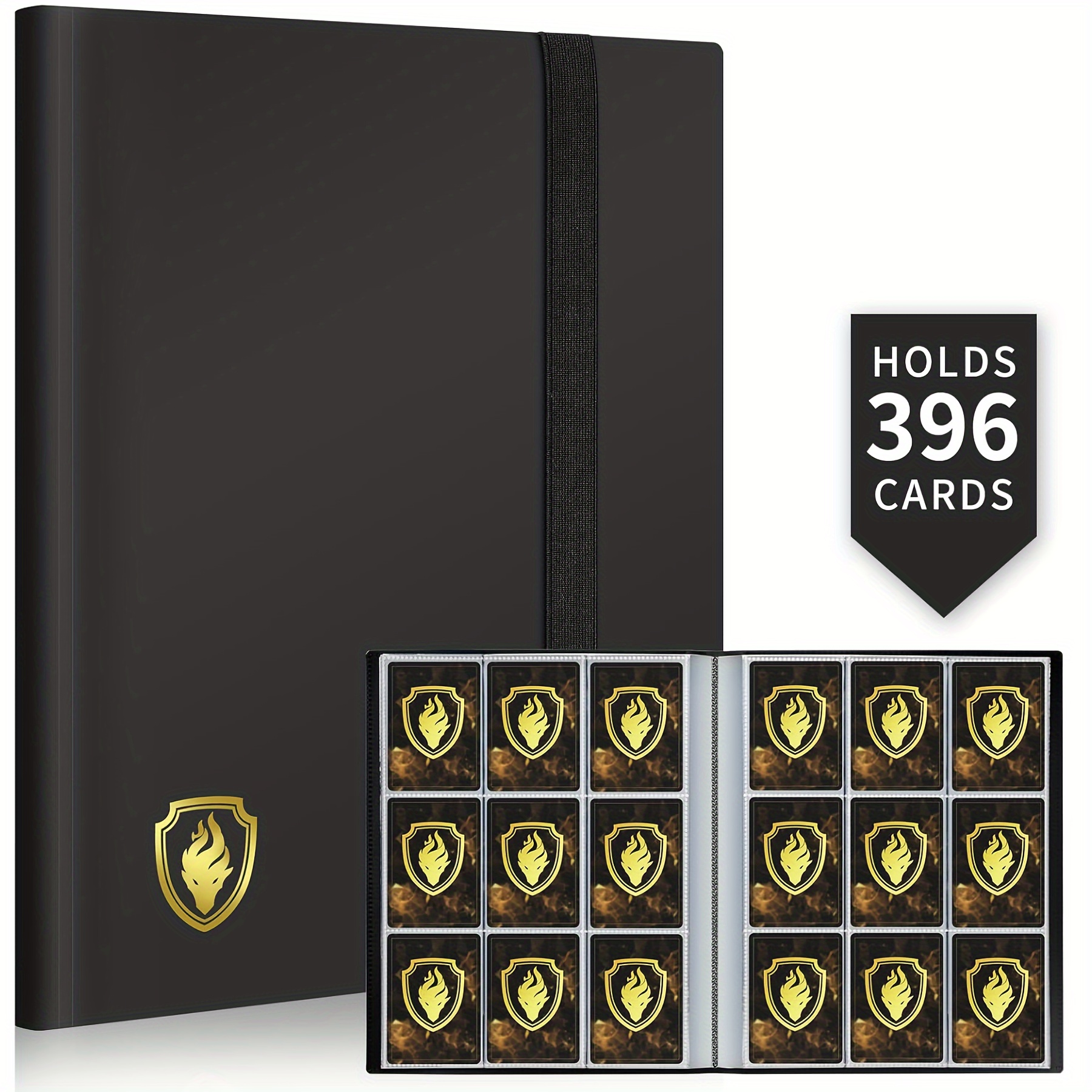 1pc 20-page collectible card binder with 9 pockets, durable pp material,  best protection album holder for baseball, yugioh, mtg, tcg cards, 360-slot  capacity - toys & games - Temu