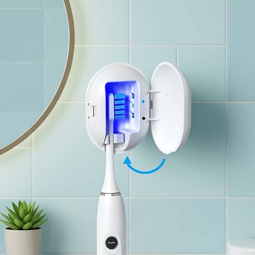 portable toothbrush sterilizer usb holder suitable for home and business travel mini wall mountable portable for on the go use promotes oral hygiene