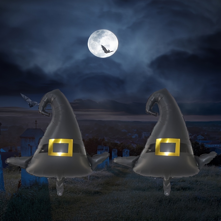 Gold Glittery Witch/Wizard Banner - Halloween Party Decor, Mantle & Home Decoration