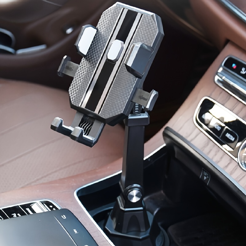 E-shop Verstellbarer Auto Getränkehalter Handyhalterung Ständer Universal Auto Wasserbecherhalter Mobile Handy Halterung Unterstützung für iPhone 13