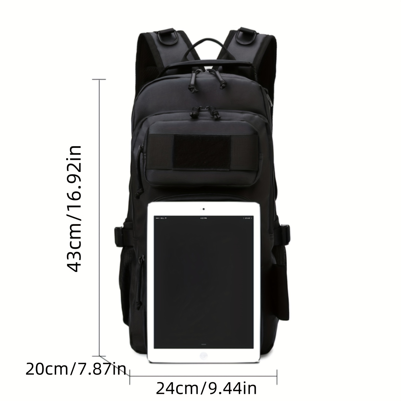 Versatile Fishing Backpack Large Capacity Multiple - Temu