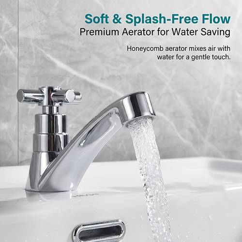 abs material bathroom faucet single cold tap single handle long curved spout deck mounted faucet g1 2 interface without water pipe