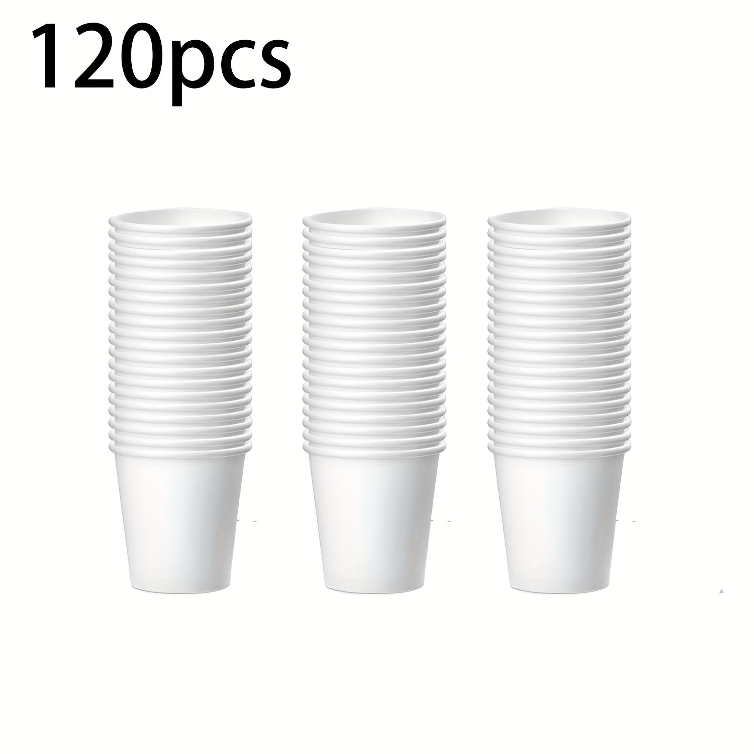 30/120pcs Of 2 Oz Paper Cups, Single-use Bathroom Cups, Mouthwash Paper Cups, 3 Oz Small Cups Suitable For Mouthwash, Snack Cups, Espresso, Outdoor Use, Camping, Christmas, And New Year