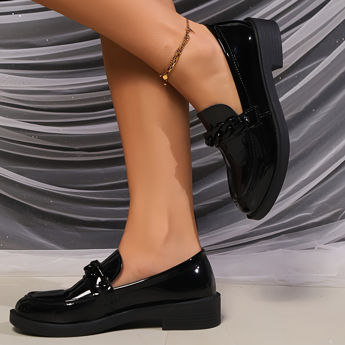 sapatos mocassins femininos - mocassins de cor   para a   com palmilha de tecido, sola de borracha e   cosidos - não laváveis