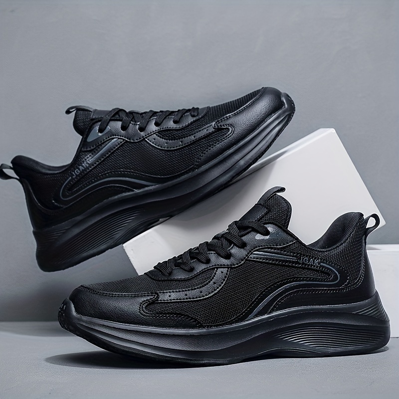 Image of Shoes Men's Spring New Style Athletic Shoes Breathable Comfortable Single Shoe Large Size Athletic Casual Running Shoes