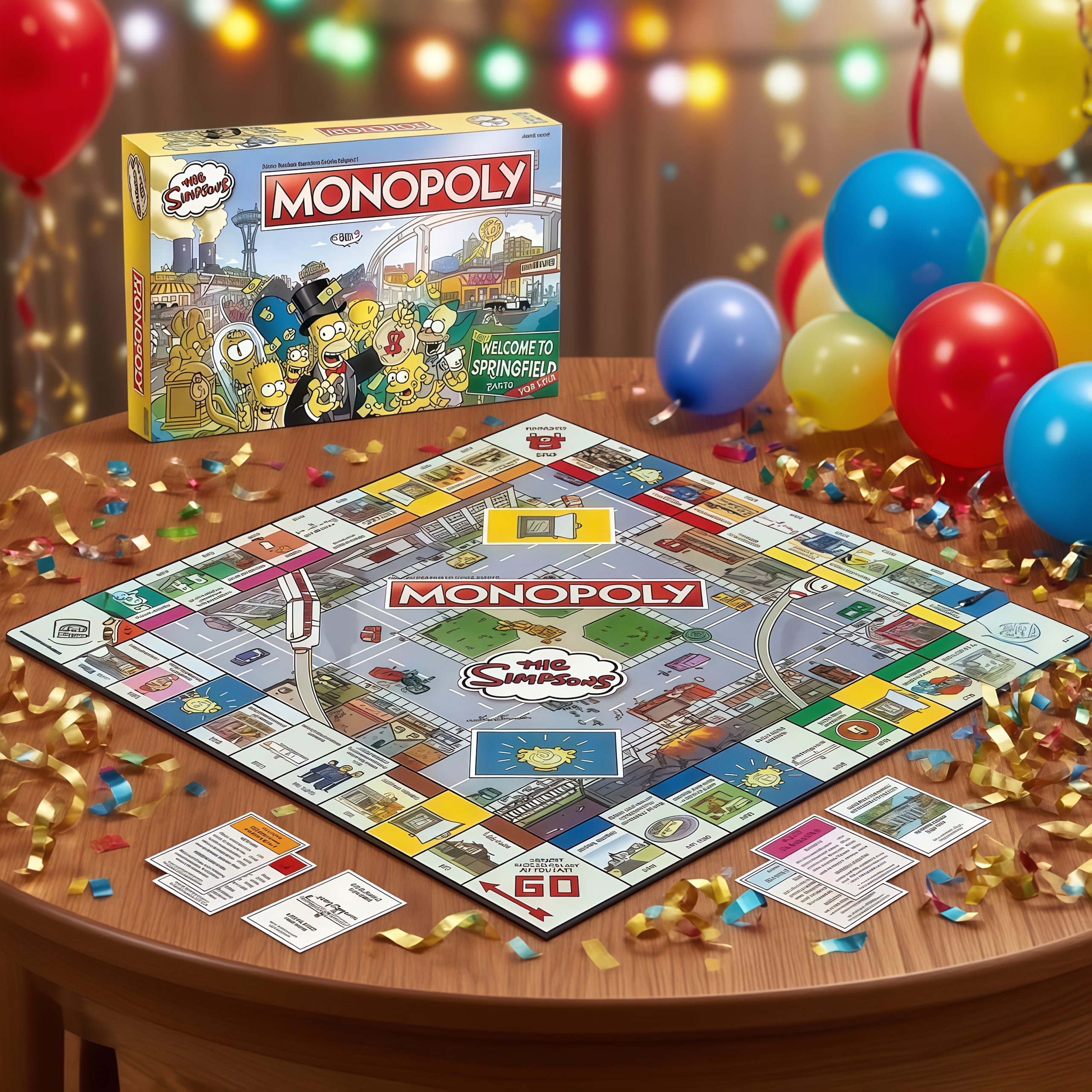 Monopoly Simpsons Familie Editie Bordspel - Verzamelbare Editie met Ikonische Karakters & Landmeters