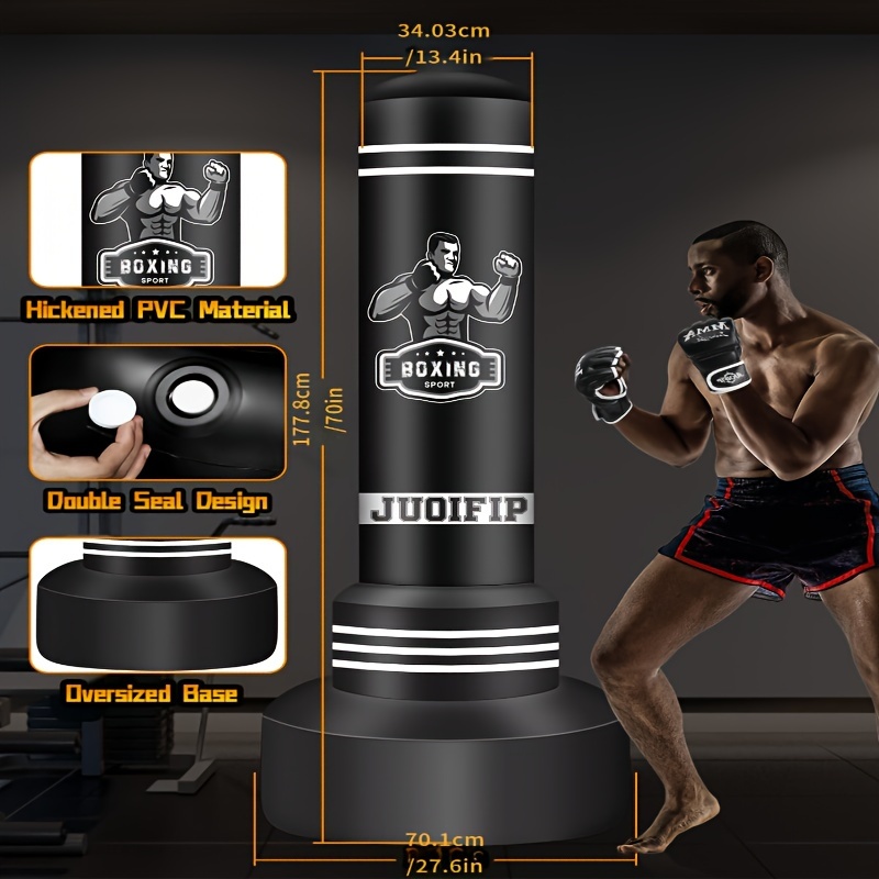 heavy duty punching bag stand adult youth freestanding Temu