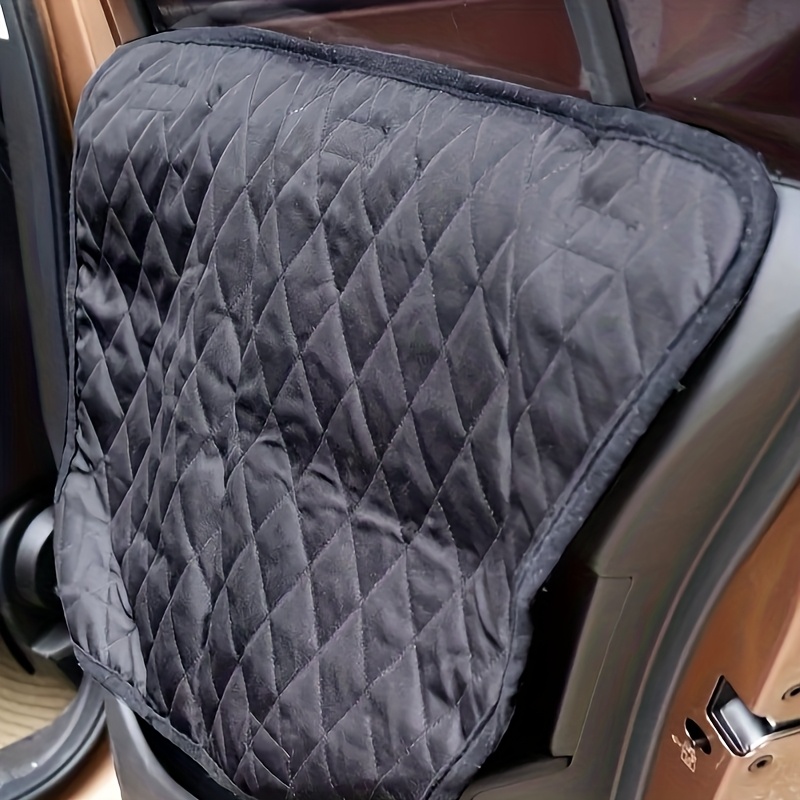 Image of Dog Door Protector, 2pcs Scratch- Interior Pet Door Cover, Prevents Dog Scratches, Fixed Flap Design, Fits Most Vehicles, Washable