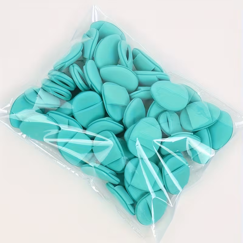 50Pcs Finger Puff Air Cushion Air Cushion Powder