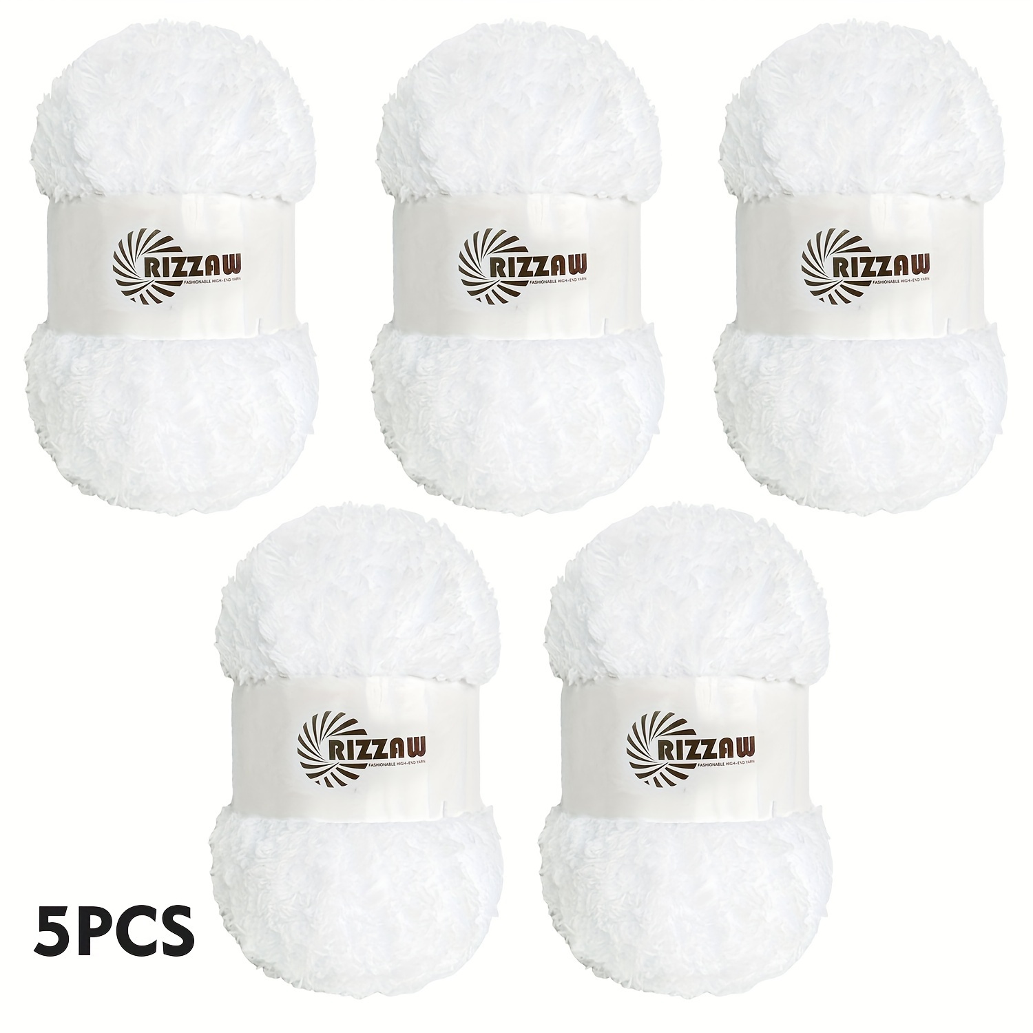 Image of 5pcs Coral Fleece Yarn Skeins - Teddy Bear Soft Chunky Yarn For Knitting And Crocheting Warm Scarves, Sweaters, Hats - Ideal For Craft Projects - 100% Polyester Fiber - Assorted Colors