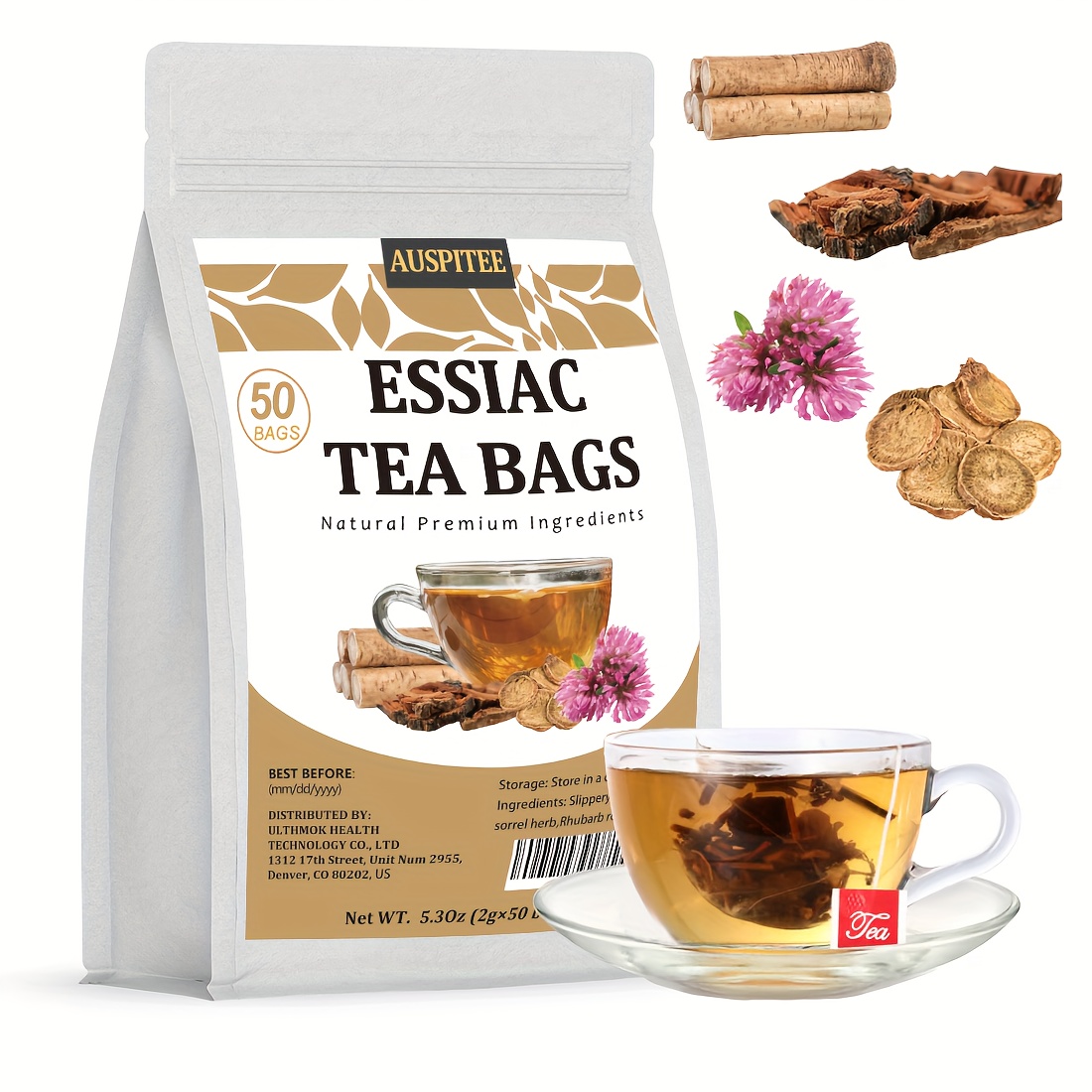 Tierra Madre Bronkit Traditional Herbal Tea - 10 Pack Of 5 Tea Bags
