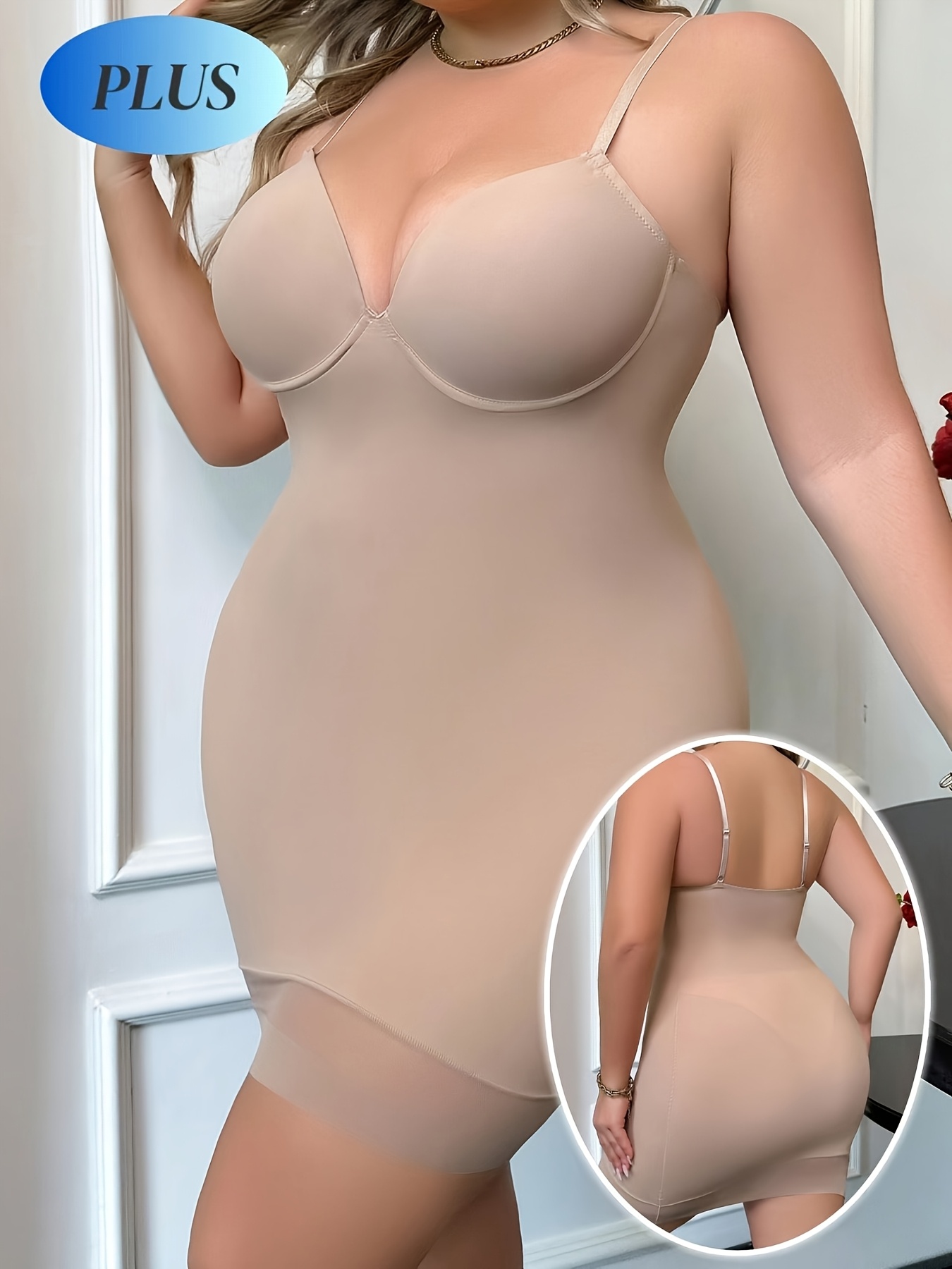 innerwear for bodycon dress Full Slip for Under Dresses Summer Bodycon Dress for Women Sleeveless  Casual Party Tummy Control Shapewear Slip Body Shaper Dress at Amazon  Women's Clothing store