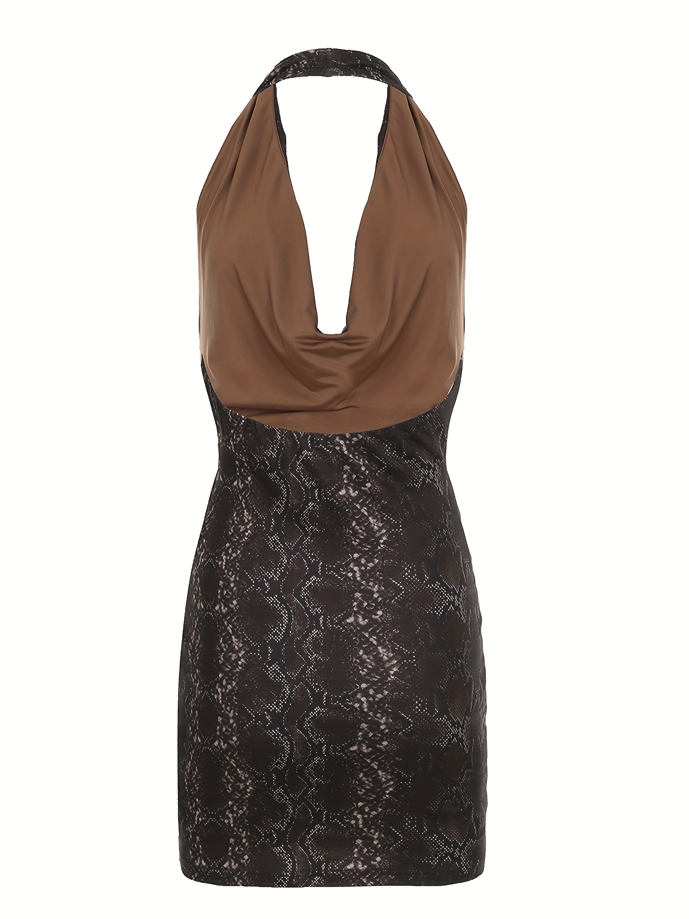princess polly baby blue dress Buy Bershka Women Snake Skin Mini Dress, Tan Combo Online main image 1