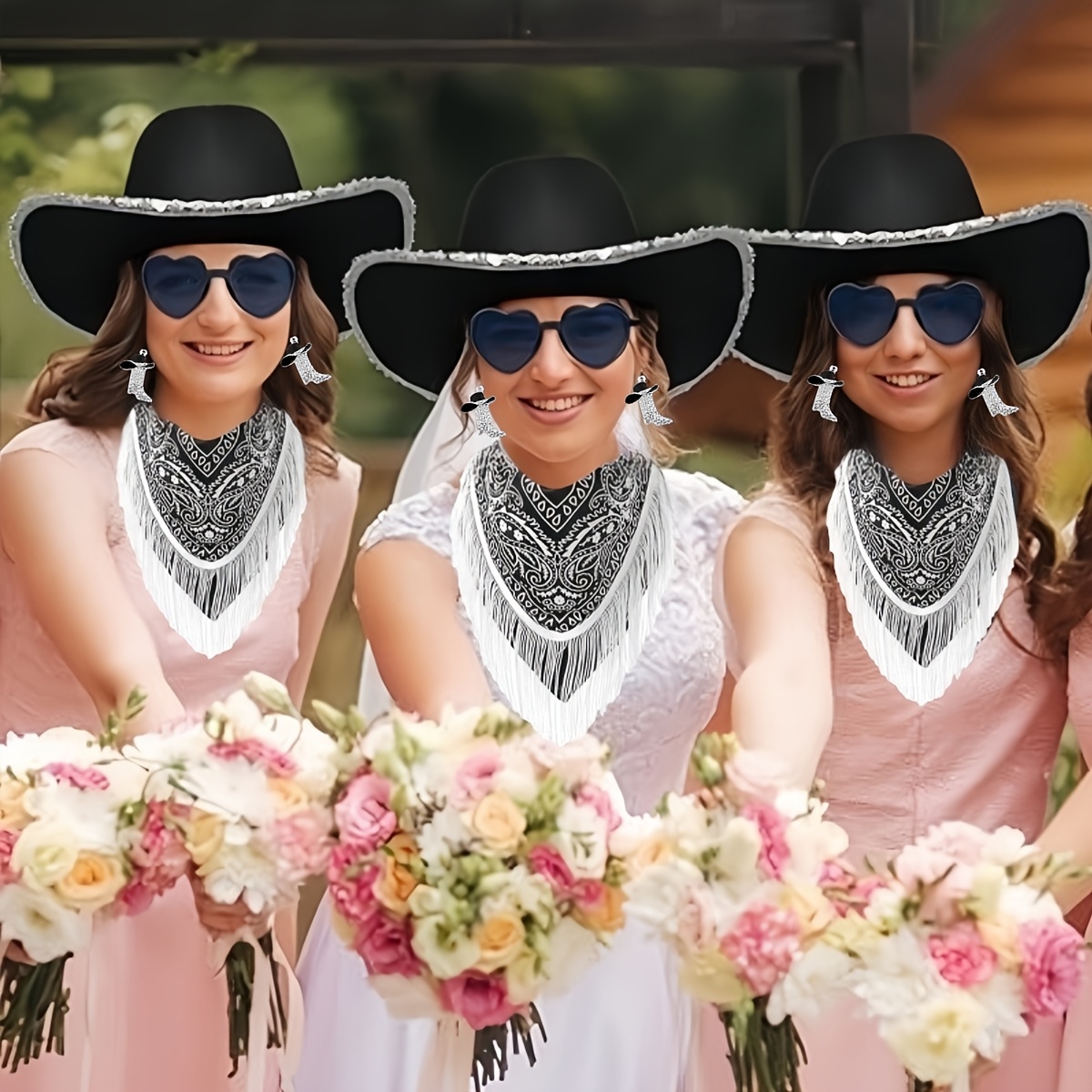 girl cowboy hat sold on Temu United States display picture 3