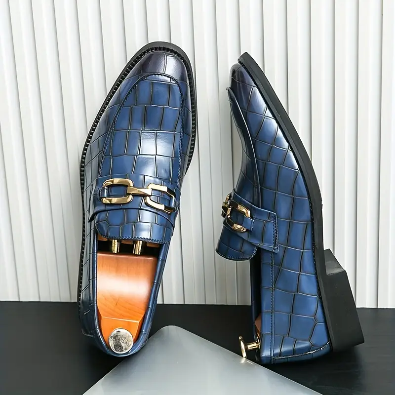new mens business loafers shiny pointed toe green dress - Temu new mens business loafers shiny pointed toe green dress - Temu