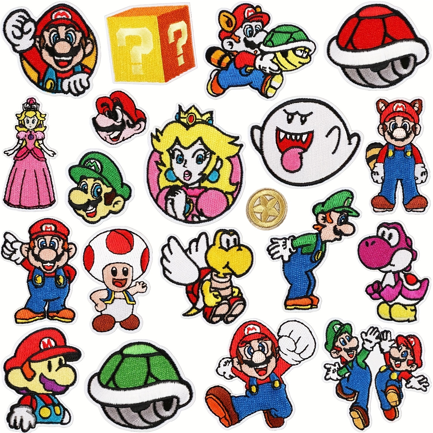 

Super Iron-on Embroidered Patches, Color Polyester Fiber Appliques For Clothing, Jackets, Jeans, Hats - Novelty Decorative Sewing Kit For Backpacks, Gift For Super Fans