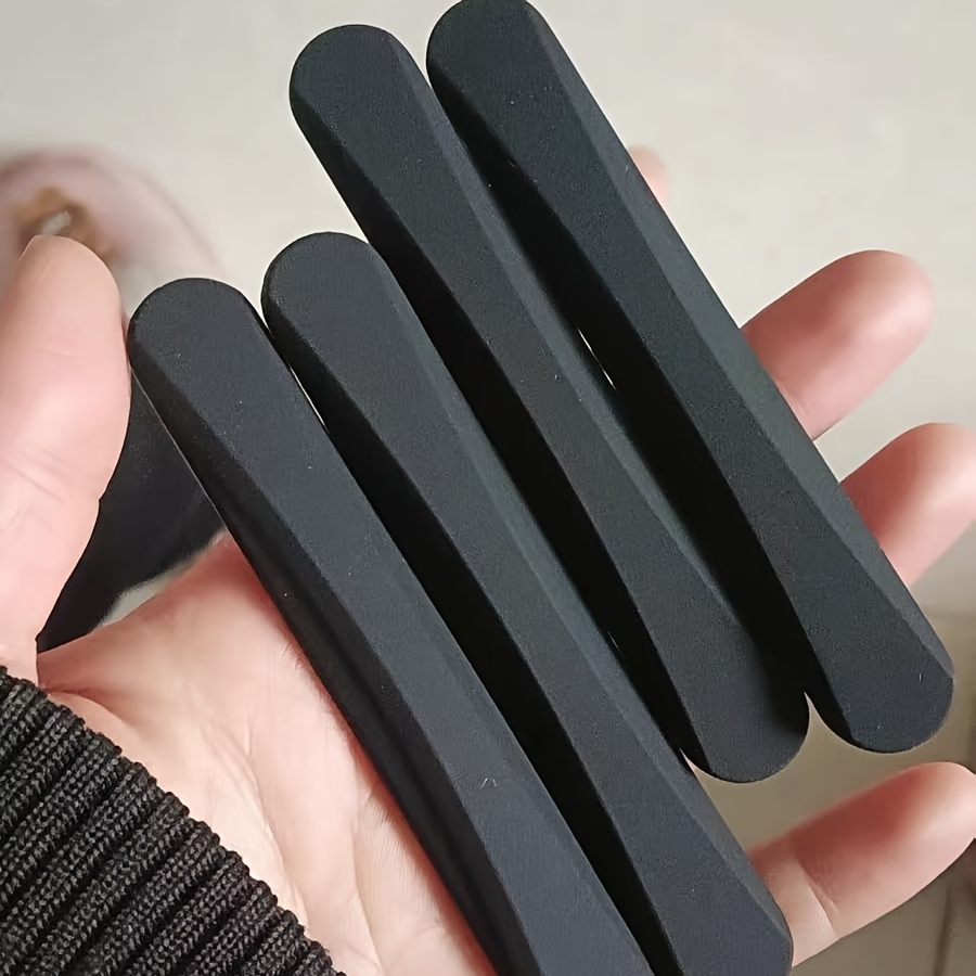 Image of 4pcs Of Silicone Car Bumpers, Protective Stickers And Scratch Strips For Body Protection, Adhesive Reinforced For Suvs, Door Scratch Protectors, Impact-resistant And Anti-scratch, Universal For Cars