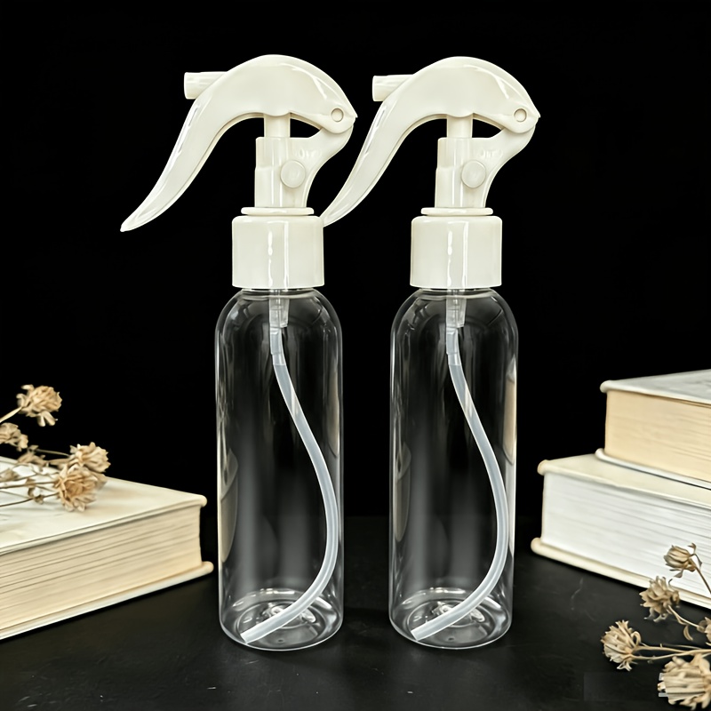 TEMU Confezione spray trasparenti con coperchi a chiusura a , 100ml ciascuno, spray riutilizzabili a di perdite, questo set di due 癡 per l'erogazione
