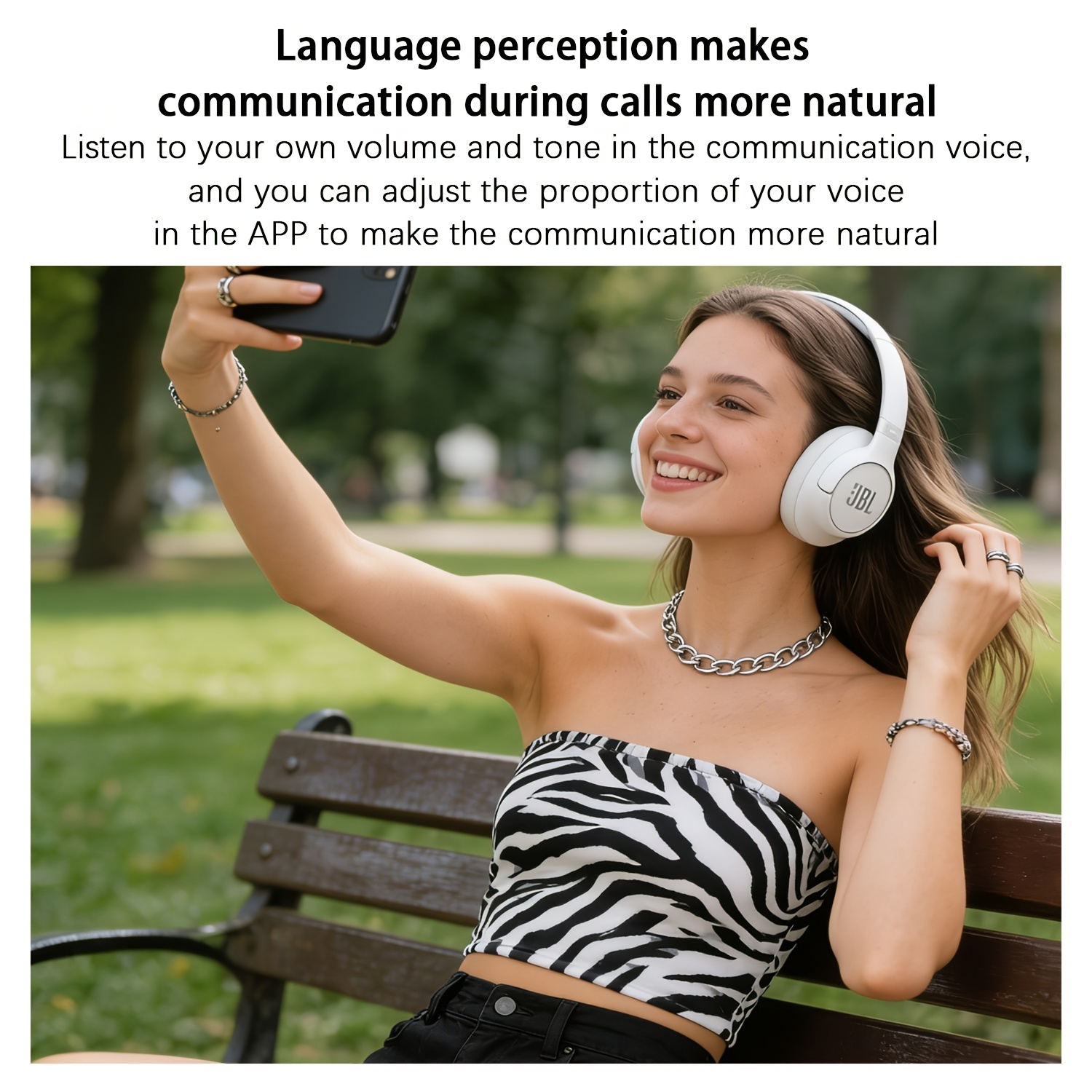 JBL Tune 730BT Wireless Over-Ear Headphones, BT 6.0 with 40mm Drivers for Legendary Bass, Adaptive Noise Reduction & Clear Calls, Long-Lasting Battery, Lightweight & Comfortable Design, for Work, Travel & Music, Ideal for Professionals, Students &