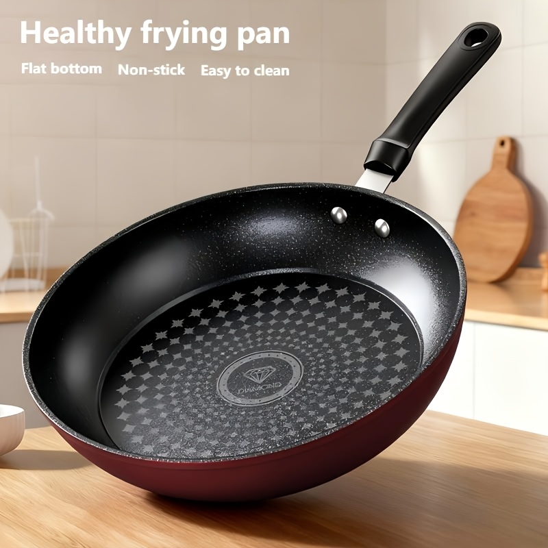 item picture a versatile frying pan with a   designed for   featuring a thicker build for outdoor activities like camping compatible with   induction cooktops and gas burners