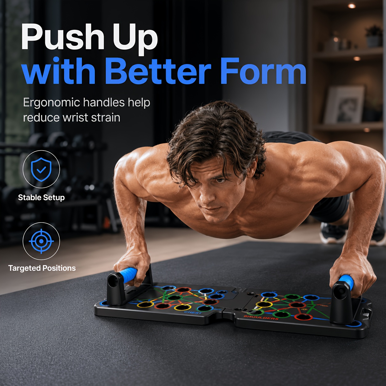 Push-up Board for Home Strength Training