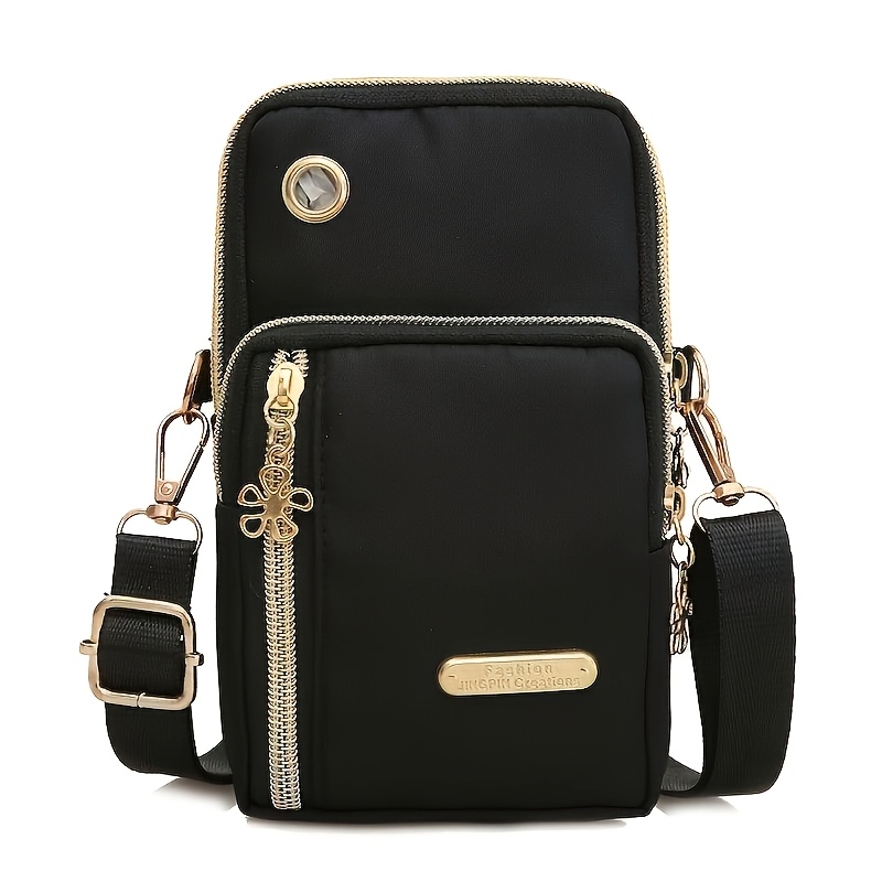 TEMU Mobile Phone Bag Female Slung Mini Bag Vertical Clutch Coin Purse
