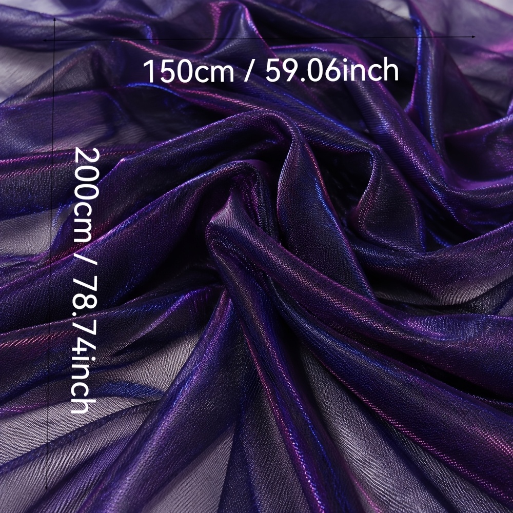 TEMU Ultra-wide, Ultra-beautiful, And Ultra-ethereal Iridescent -changing Sheer Table Runner, Wedding Party Table Runner, Light Luxury High-end Table