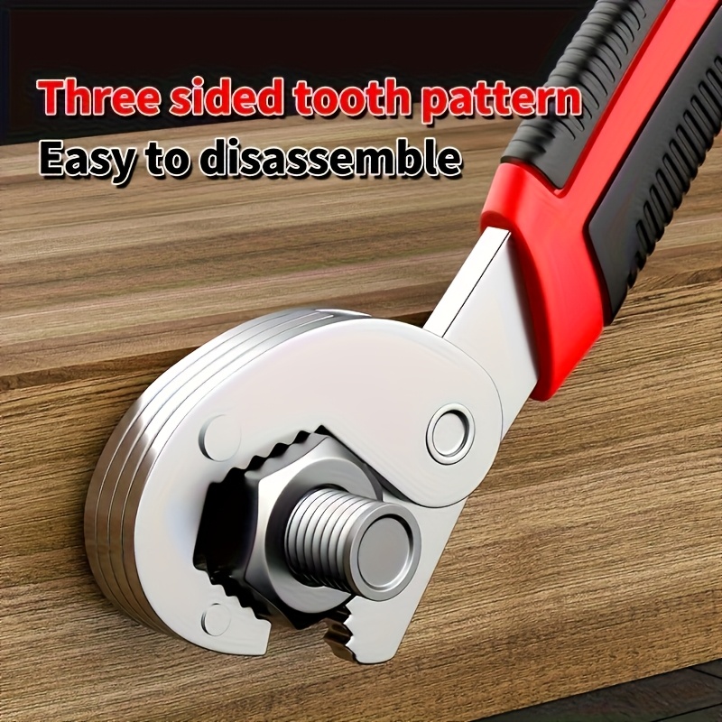 Llave Multifuncional Universal Ajustable con Gran Apertura Rápida - Esencial para Carnaval, Regalo de San Valentín, Herramienta Ajustable de Alta Resistencia - Combinación de Llave y Alicates Multifuncionales, Ideal para Bricolaje y Reparaciones en el Hogar