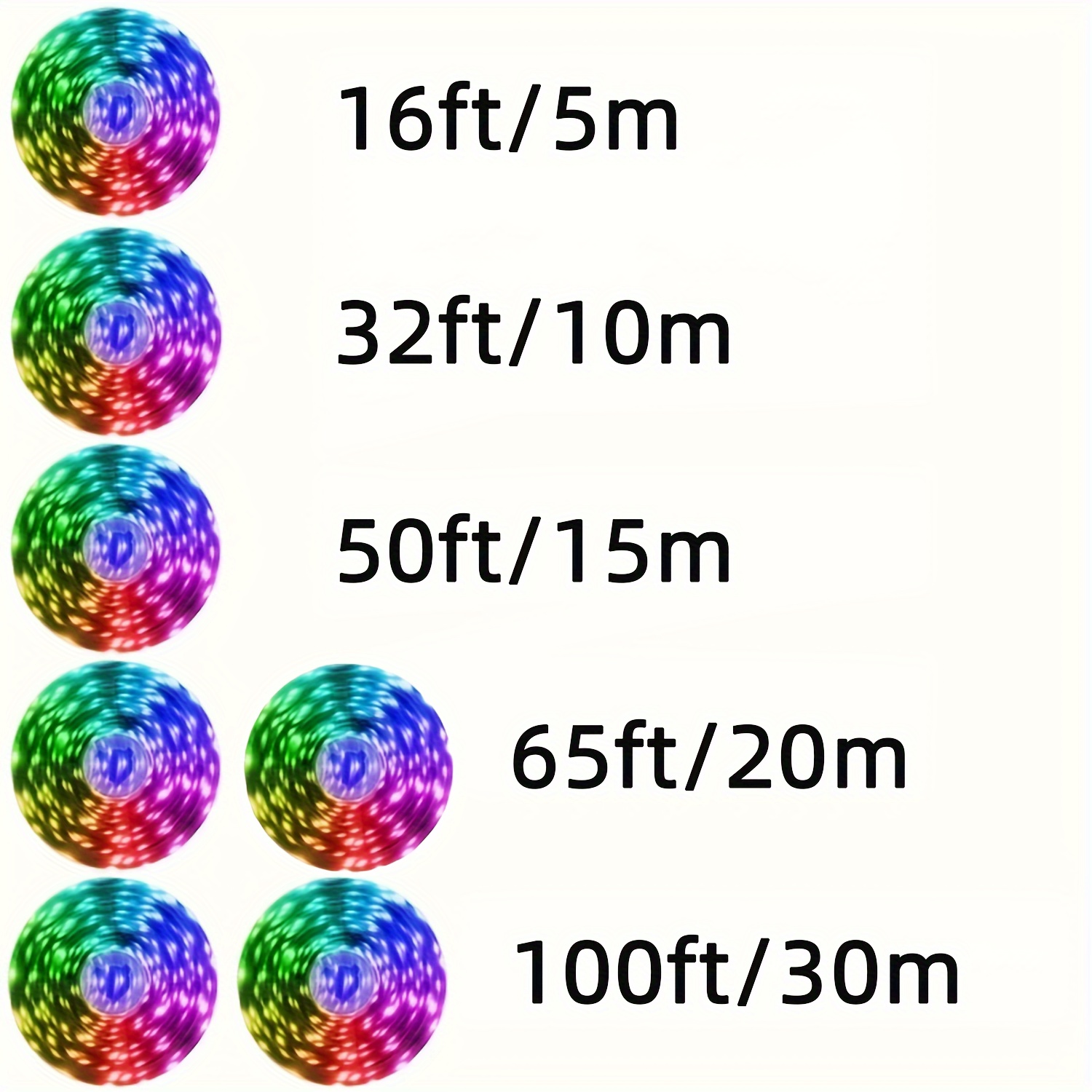 LED Strip Lights for Bedroom Decor, Remote & APP Control