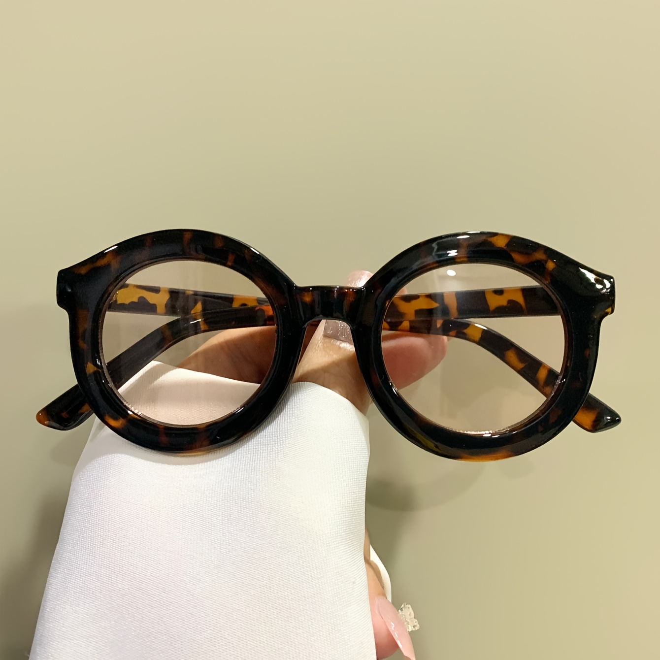 

tapaircircle Lunettes Rondes Rétro pour Femmes - Style Vintage , Monture Motif Écaille de Tortue, Verres Anti-Reflets, Cadeau Idéal pour des Mères, Accessoires pour Lunettes