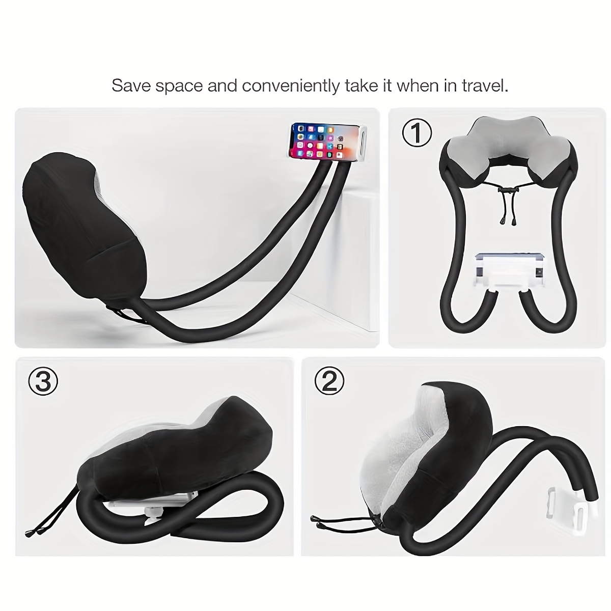 U-shaped neck protection pillow, bedside pillow, foreign trade travel pillow, mobile phone pillow, internet celebrity, same lazy phone holder