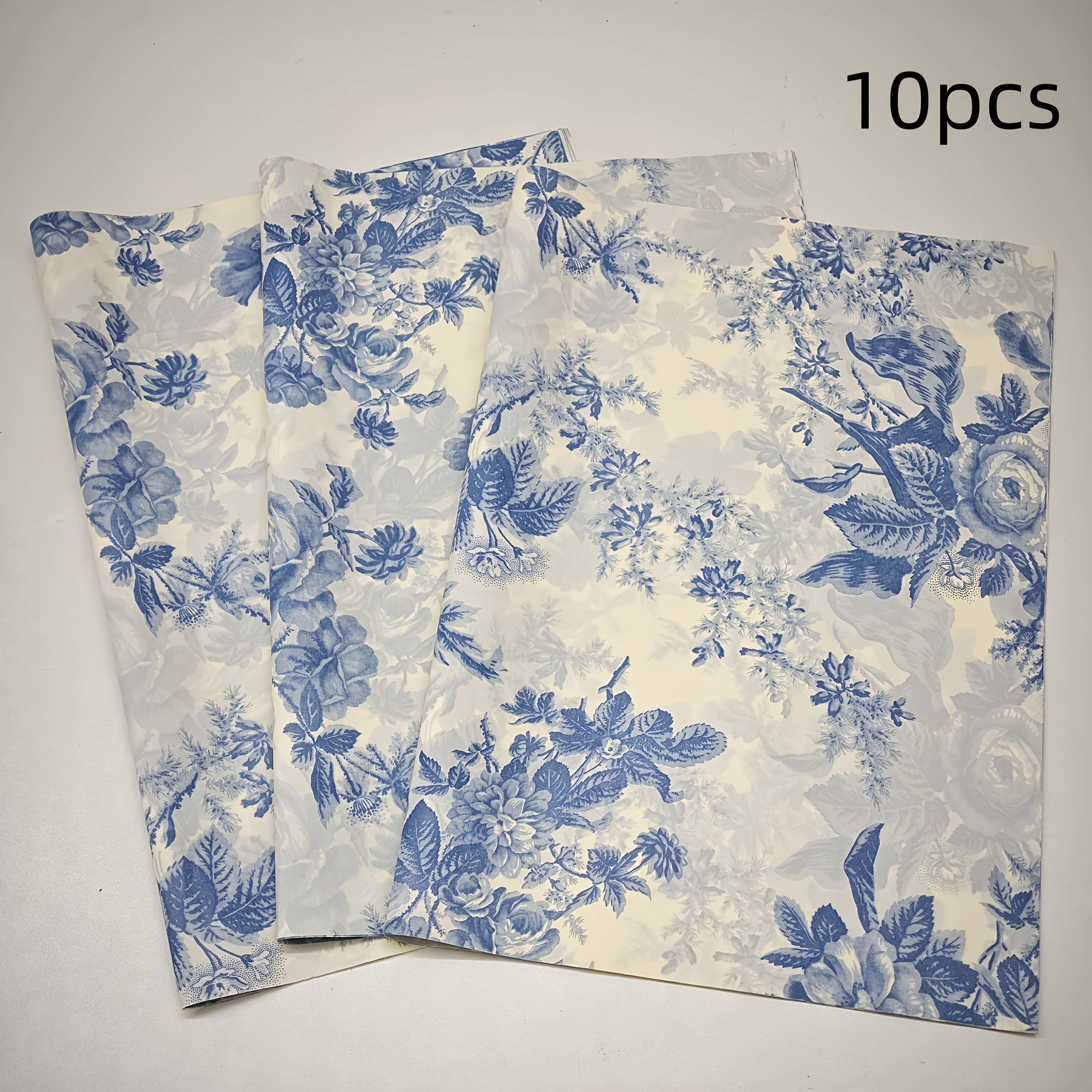 10pcs Flower Tissue Paper, Thin Paper, Gift Wrapping Paper, Flowers, Wedding, Birthday, Party Holiday, Party Decorations, Graduation Season, Home Decoration, Crafts, Fashion Shoes And Hats Copy Paper