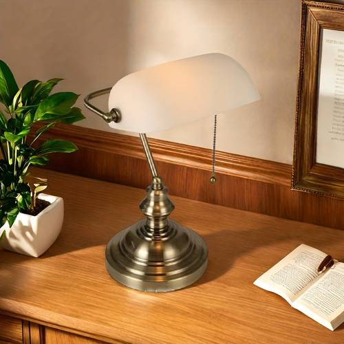 1pc modern chinese style desk lamp with glass shade usb powered minimalist bedside lamp for living room study or bedroom metallic switch control desk lamp for bedroo