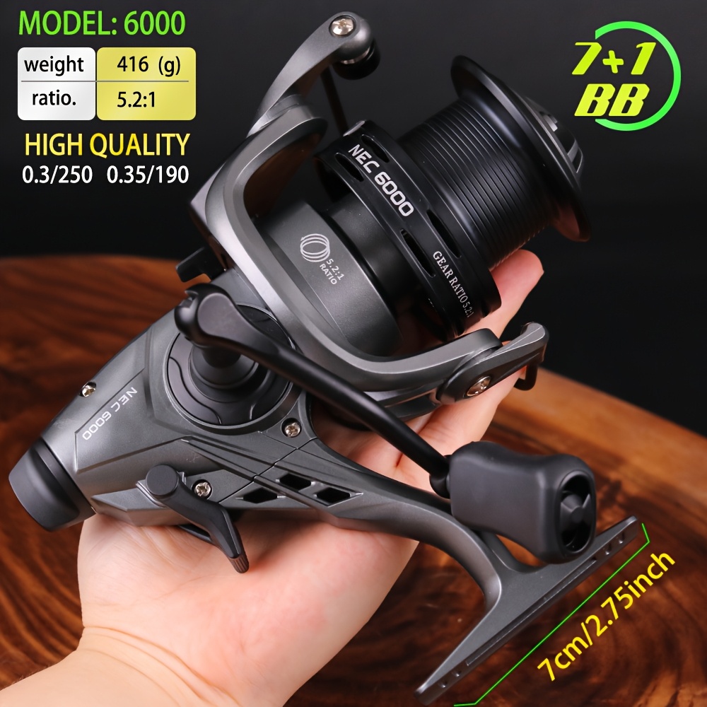 Image of The 2025 New Heavy-duty Carp Front And Rear Braking System Of The 3000/4000/5000/6000 Series European Carp Fishing Is Suitable For Saltwater And Freshwater Fishing