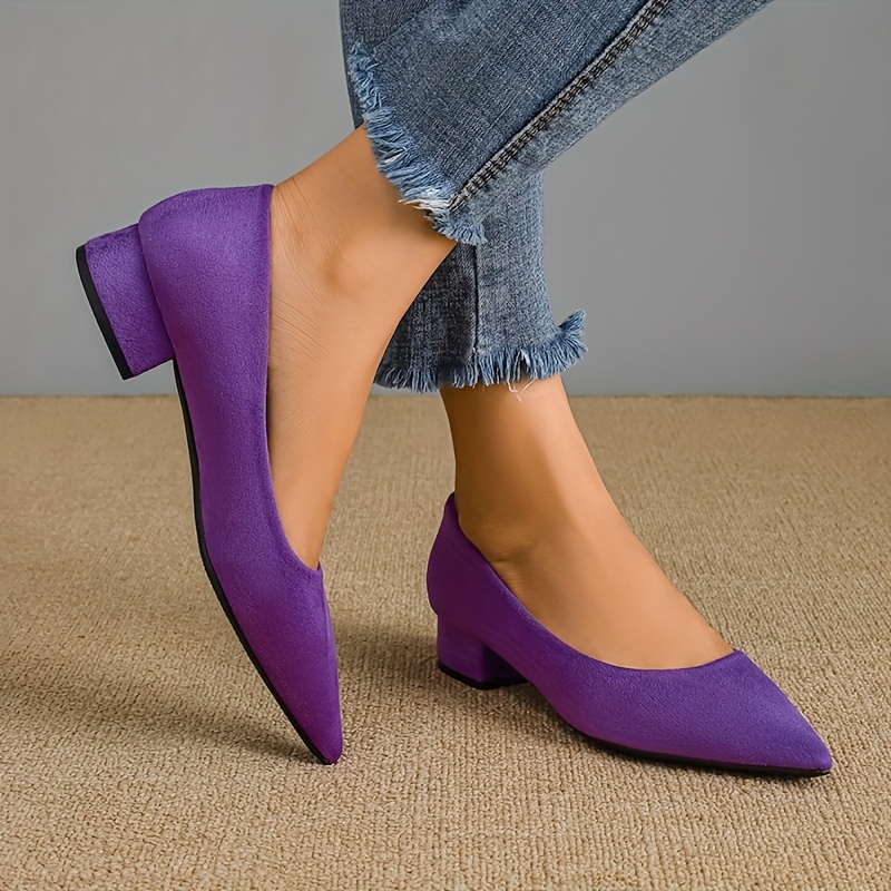 knee length dresses for ladies Lavender Dress Shoes | Harvey by Amali main image 0