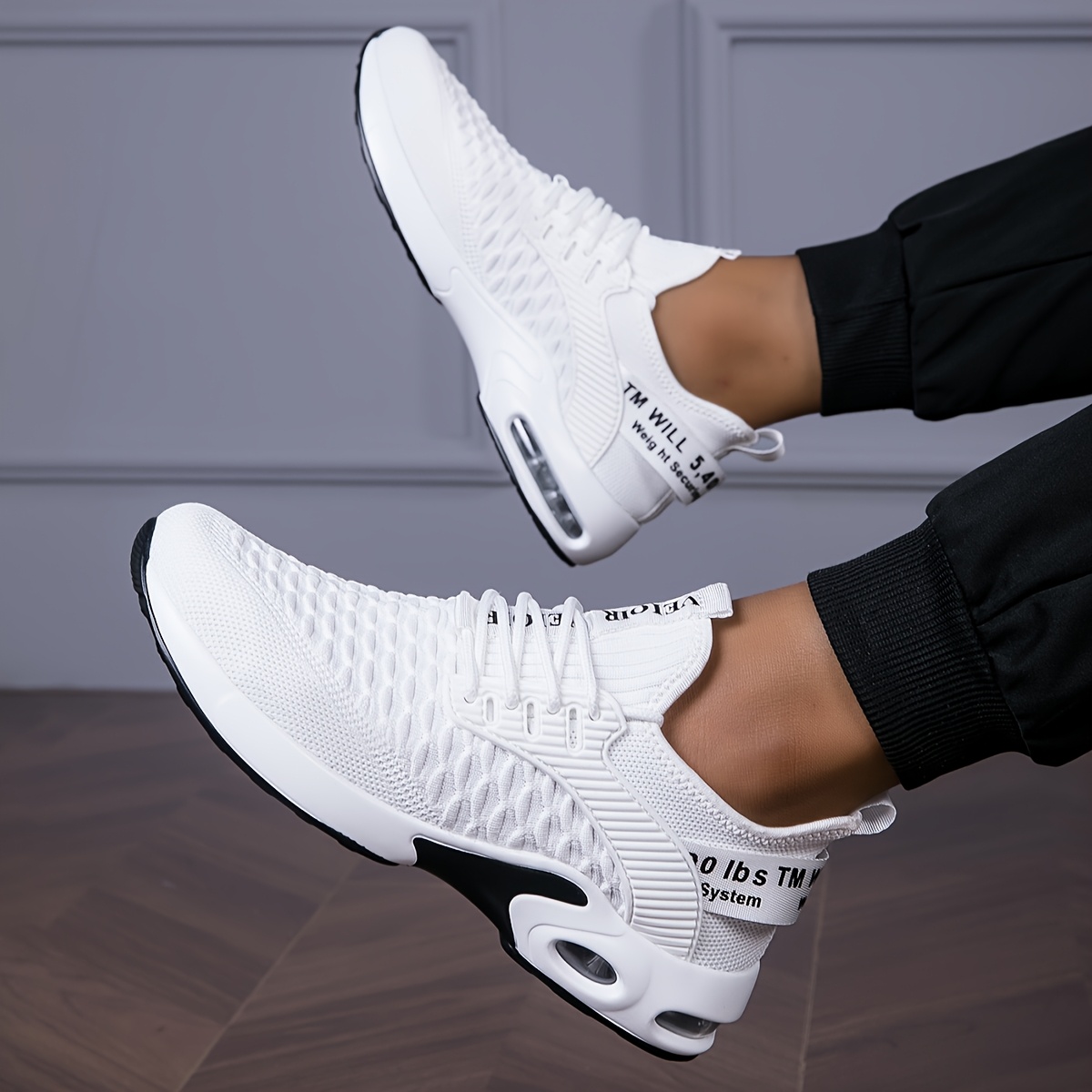Image of Men's Casual Sports Shoes, Shock-absorbing Running Shoes, Lightweight Anti Slip Running Shoes, Tennis Gym Shoes, Walking Sports Shoes, Youth Sports Shoes