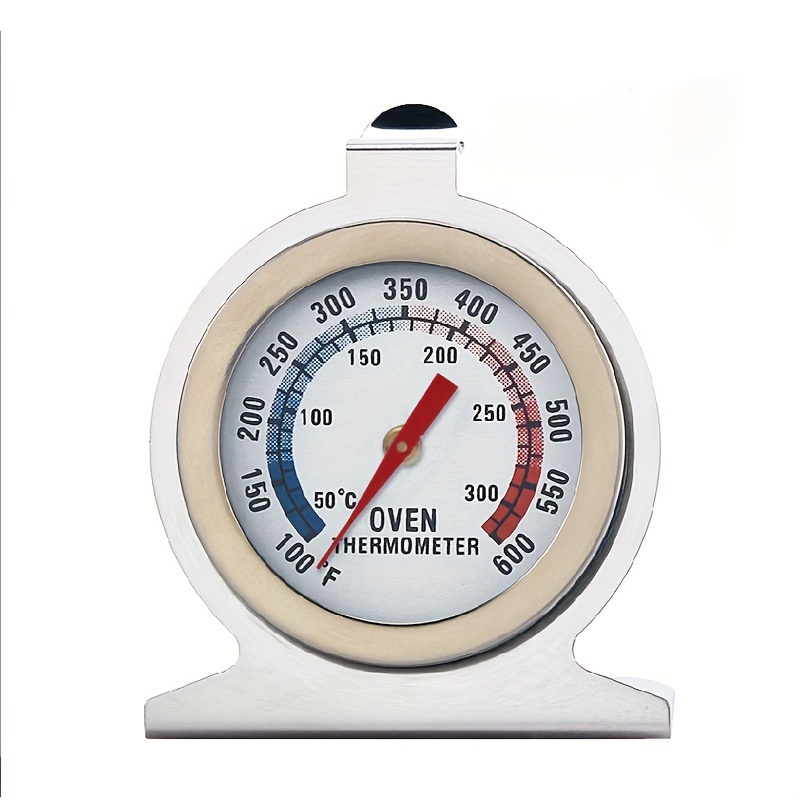 

1pc Oven Thermometer Kitchen Baking Stainless Steel Oven Thermometer High Temperature Oven Thermometer