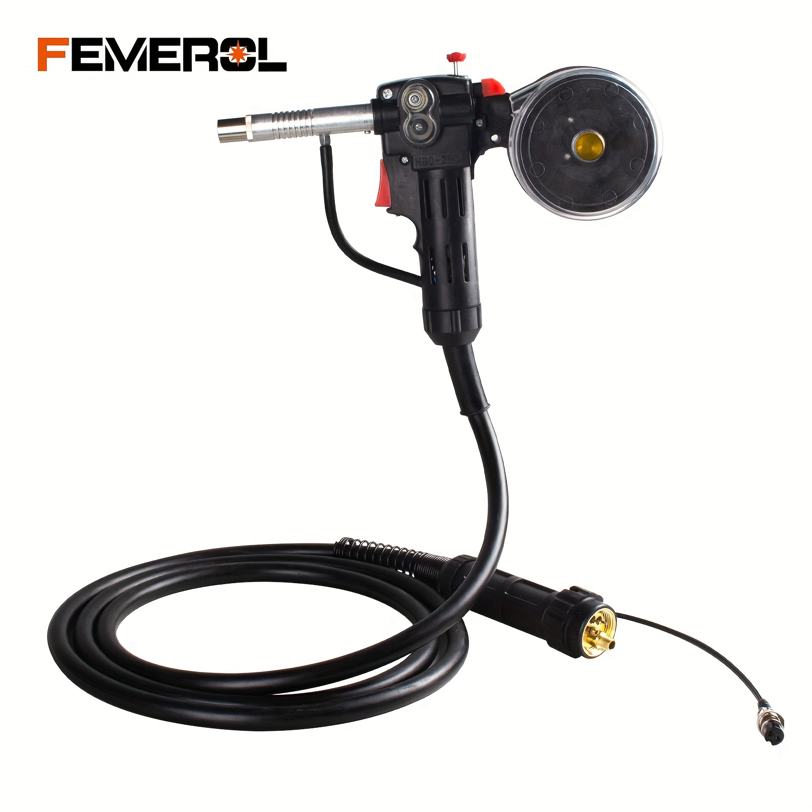 

Femerol Spool 150a 10 Ft Cable Euro Connection Aluminum Mig Welding Fits Mig200r Welder Fits Welding Head