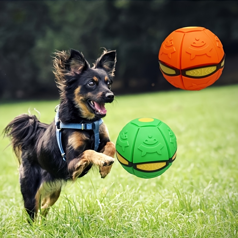 

Kiteoage Magic Ball Dog Toy - Interactive Plastic Toy For Outdoor Play, Solid Pattern, Suitable For All Breeds, No Batteries Required