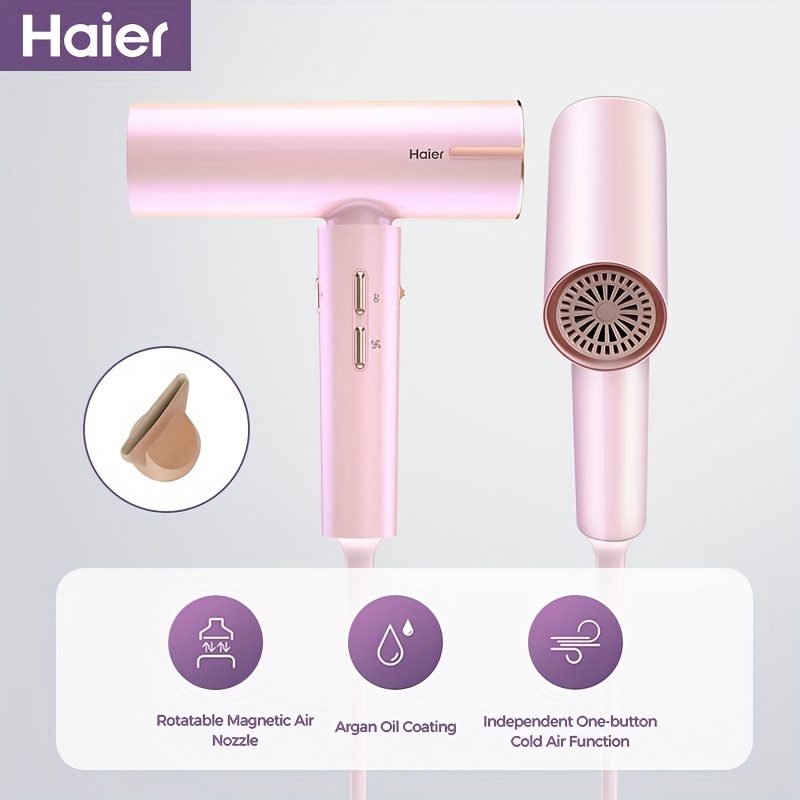 

Haier Hair Dryer Brushlessmotor Negative Blow Dryer1800watt Rapid Drying