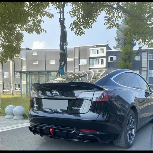 Blade Version Sports Tail Wing, Modified, For Tesla For Model Y/for Model 3