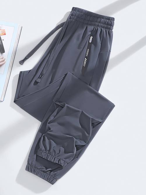 1pc womens spring summer sports pants fabric casual athletic pants elastic waistband womens trousers