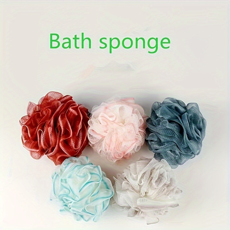 

Ultra-soft Luxury Bath Sponge - Cute, Non-scattering Shower Ball For Rich Lather & Back Scrubbing