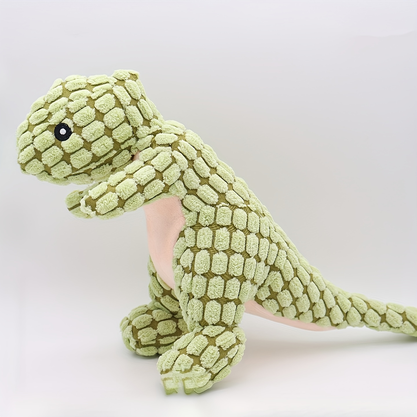 Image of Durable Plush Dog Chew Toys With Suitable For Small Breed Dogs - Interactive Puppy Teething Toys With Dinosaur Shape, Soft For Teething & /, Ideal For Teddy, Pomeranian, Corgi (gift Idea)