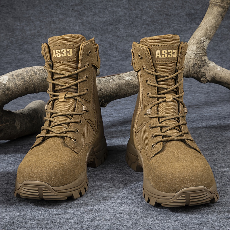 TEMU Men's Shoes Sports Outdoor Hiking Mountaineering High-quality Hiking Boots Durable Non-slip Hiking Shoes Training Boots Snow Boots Couple Style