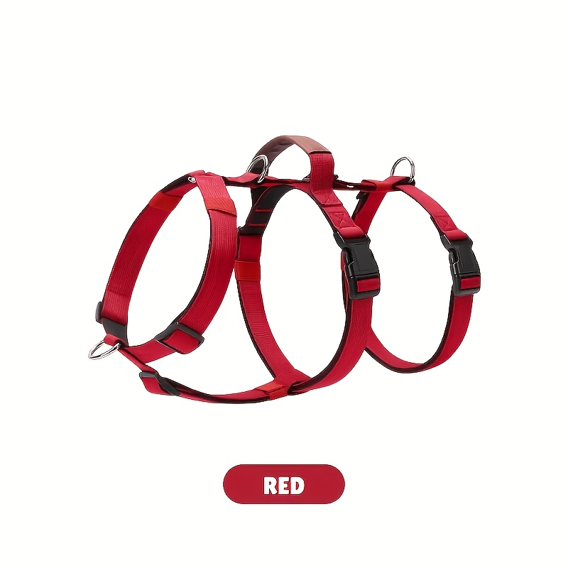 TEMU Durable Nylon Harness For Medium To Large Dogs, Escape-proof Dog Chest Harness, Soft, Comfortable, Breathable, And Non-stuffy, Dog Outdoor Gear